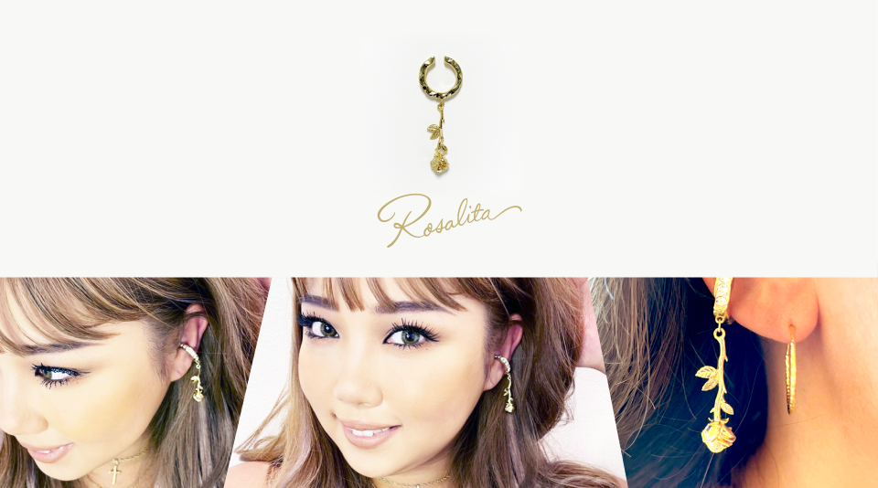 【Rosalita】新作イヤーカフ 8/13(金)18:00より発売開始！