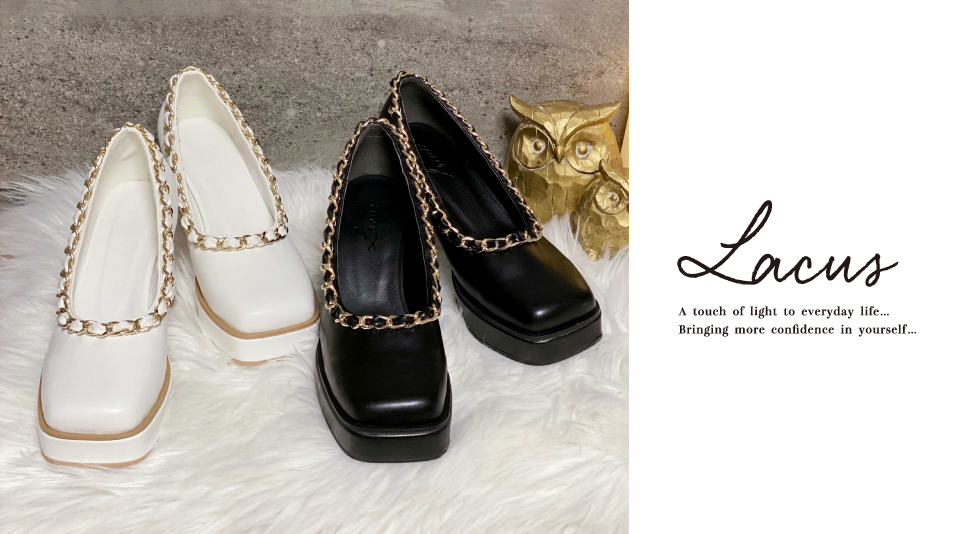 【新希咲乃】アパレルブランド「Lacus」から9月17日(金)15:00〜 Chain Pumps 販売開始！ 